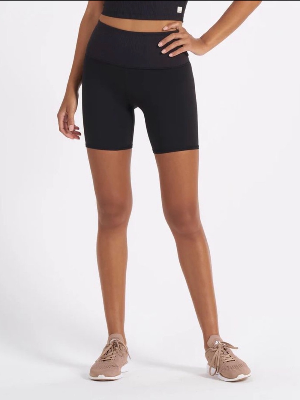 Vuori Rib Studio Shorts Black Size Small NWT